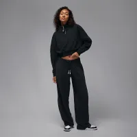 Nike Jordan Flight Fleece жіноча Quarter-Zip Top колір чорний