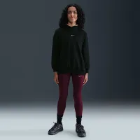 Nike Sportswear Club Fleece Big дитячі (Girls') оверсайз Толстовка з капюшоном колір чорний