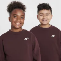 Nike Sportswear Club Fleece Big детские свитшот (Extended Size) цвет красный