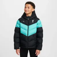 Liverpool FC Big дитячі Nike Soccer Synthetic-Fill Hooded Куртка колір чорний
