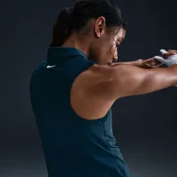 Nike Victory женская Dri-FIT Sleeveless Polo синий