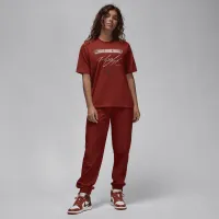 Nike Jordan Flight Heritage жіноча Graphic футболка колір червоний