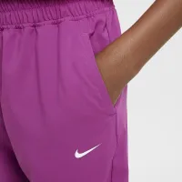 Nike Dri-FIT One Big дитячі (Girls') Woven тренувальні Pants колір фіолетовий