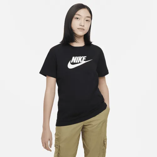 Nike Sportswear Big дитячі (Girls') футболка колір чорний