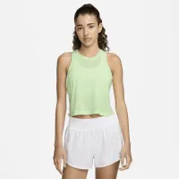 Nike One Classic Breathe женская Dri-FIT Cropped Tank Top цвет зеленый