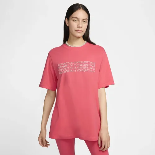 Nike Sportswear женская Crew-Neck футболка Pink