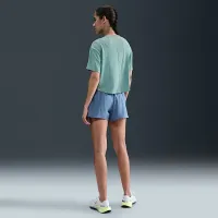 Nike One Relaxed женская Dri-FIT Cropped Short-Sleeve Top цвет зеленый