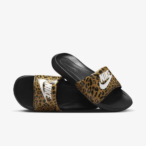 Nike Victori One жіноча Print Slides колір коричневий