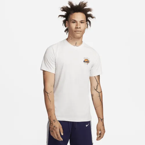 Nike Dri-FIT мужские баскетбольные футболка цвет серый