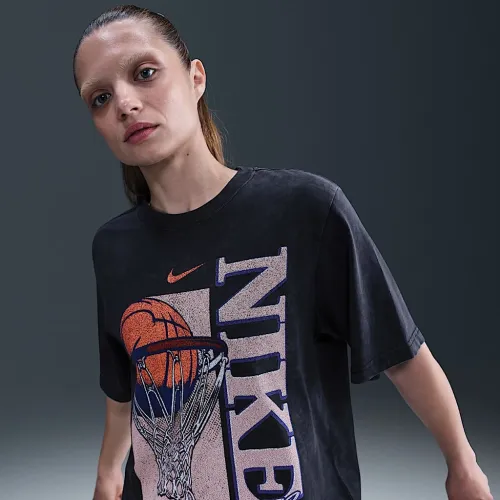 Nike женская баскетбольные футболка цвет черный