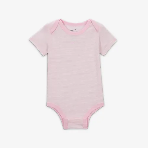 Nike Essentials Baby 3-Piece Striped Swooshfetti набор Pink