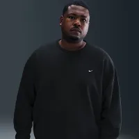 Nike Solo Swoosh мужские Fleece Crew цвет черный
