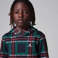 Nike Jordan Brooklyn Essentials Little дитячі 2-Piece Holiday Pullover Толстовка з капюшоном комплект колір чорний