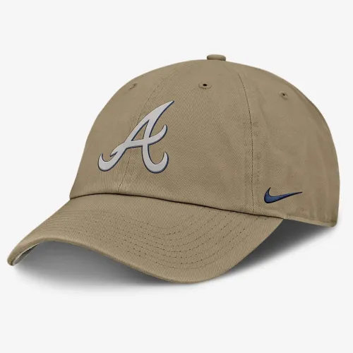 Atlanta Braves Club Men’s Nike MLB Adjustable Hat цвет коричневый