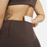 Nike Zenvy жіноча Gentle-Support З високою талією Full-Length лосіни колір коричневий