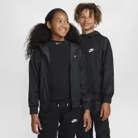 Nike Sportswear Windrunner Big детские Hooded Repel Куртка цвет черный