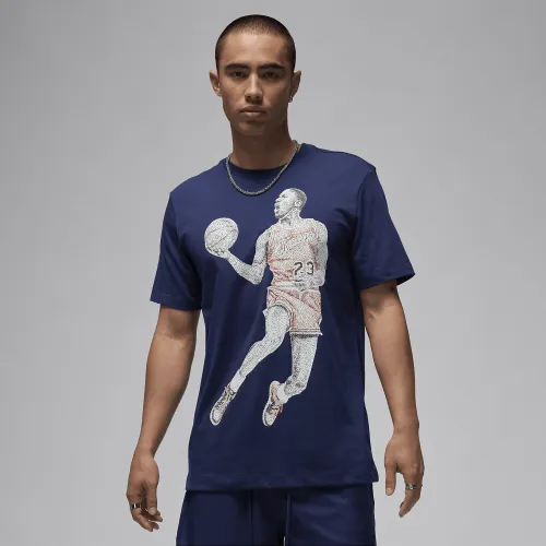 Nike Jordan чоловічі футболка блакитний