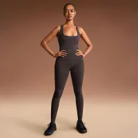 NikeSKIMS Vintage Seamless женская Racerback Tank Top цвет коричневый