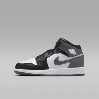 Nike Air Jordan 1 Mid Big детские Кроссовки цвет черный