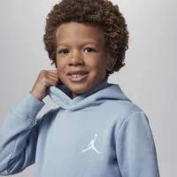 Nike Jordan MJ Essentials Fleece Little дитячі Pullover Толстовка з капюшоном Set блакитний