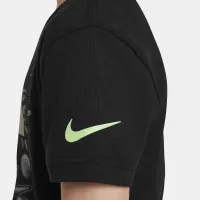 Nike Little дитячі Palm Tree Hoop JDI футболка колір чорний