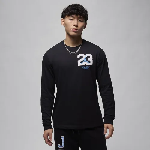 Nike Jordan Sport чоловічі Long-Sleeve футболка колір чорний