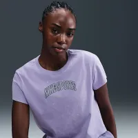Nike Sportswear женская Short-Sleeve футболка цвет фиолетовый