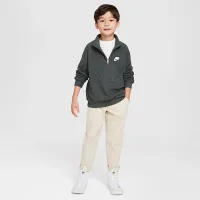 Nike Sportswear Little дитячі Cable Knit Half-Zip колір зелений