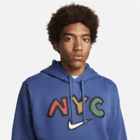 Nike Sportswear Club Fleece мужские Pullover Graphic Толстовка с капюшоном синий