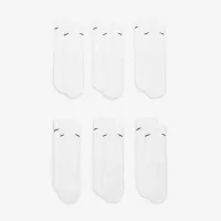 Nike Everyday дитячі Cushioned Crew шкарпетки (6 пар) колір білий