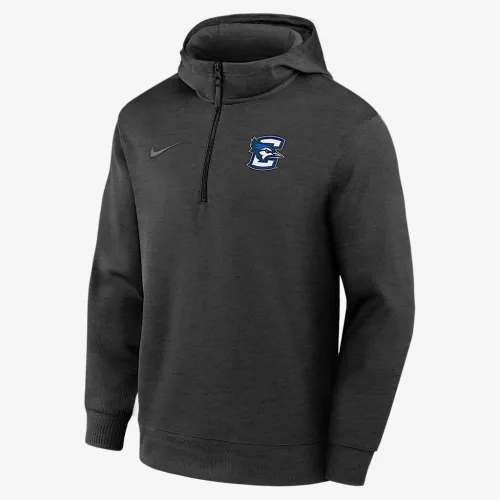 Creighton синийjays Nike NCAA мужские баскетбольные Coaches' Pullover Толстовка с капюшоном цвет черный