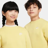 Nike Sportswear Club Fleece Big детские свитшот Yellow