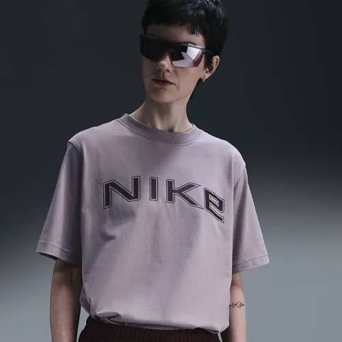 Nike Sportswear жіноча Loose Short-Sleeve Graphic футболка колір сірий