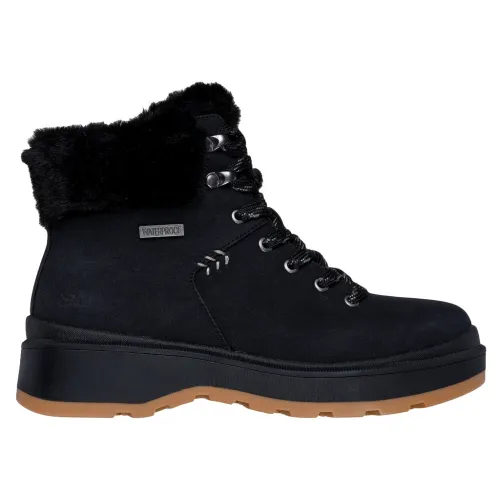 Кроссовки Женские зимние Skechers Park City (168087-BBK)