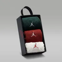 Nike Jordan Big дитячі Holiday '25 Gifting Crew шкарпетки (3 пар) колір білий