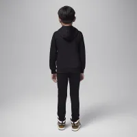Nike Jordan MJ Brooklyn Fleece Little детские 2-Piece Pullover Толстовка с капюшоном набор цвет черный