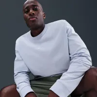 Nike Sportswear Premium Essentials чоловічі Long-Sleeve футболка колір сірий