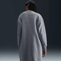 Nike Sportswear Phoenix Fleece жіноча оверсайз Long Cardigan колір сірий