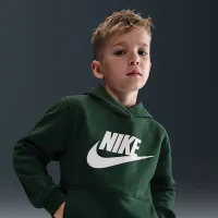 Nike Sportswear Club Fleece Little детские Толстовка с капюшоном набор цвет зеленый