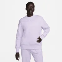 Nike Sportswear Phoenix Fleece женская оверсайз Crew-Neck свитшот цвет фиолетовый