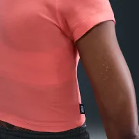 Nike Sabrina женская Short-Sleeve Cropped футболка Orange