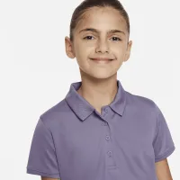 Nike Dri-FIT Victory Big детские (Girls') для гольфа Polo цвет фиолетовый