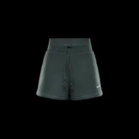 Nike Sportswear Phoenix Fleece женская С высокой Талией Loose шорты цвет зеленый