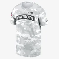 New England Patriots Salute to Service Edge Arch мужские Nike Dri-FIT NFL футболка цвет белый