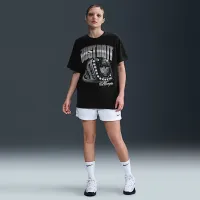 Nike жіноча Loose Short-Sleeve баскетбольні футболка колір чорний