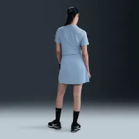 Nike Tour женская Dri-FIT Short-Sleeve Blade Jacquard для гольфа Polo синий