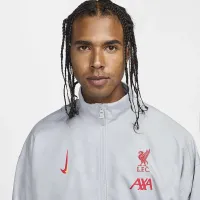 Liverpool FC Strike Third чоловічі Nike Dri-FIT Soccer Anthem Куртка колір сірий