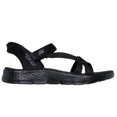 Кроссовки Сандали Женские Skechers Slip-ins GO WALK Flex Sandal - Illuminate (141481-BBK)