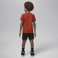 Nike Air Jordan Little дитячі 2-Piece шорти комплект колір червоний