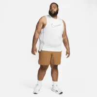 Nike Pro Dri-FIT чоловічі Slim Fit Sleeveless Top колір білий